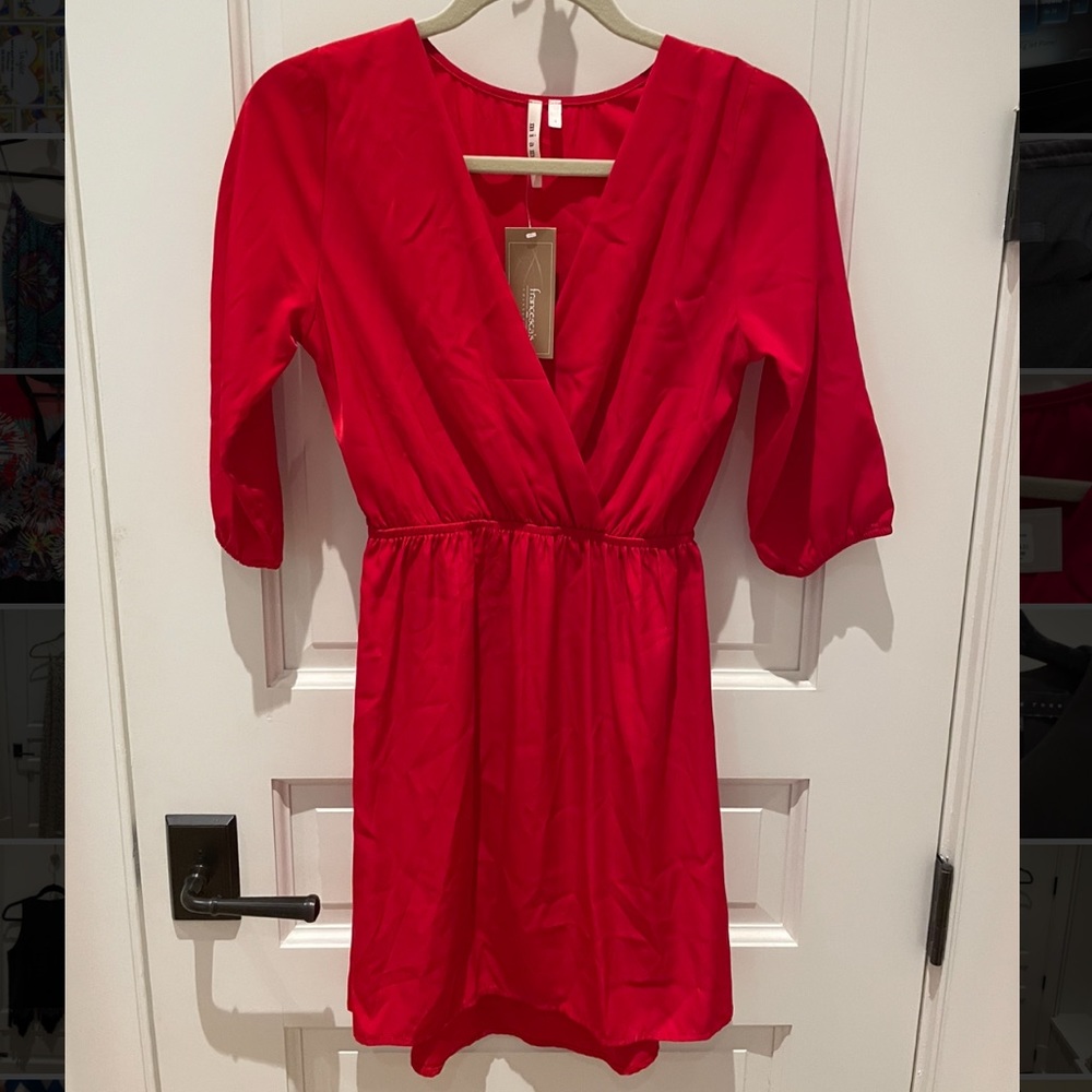 Francescas Red Dress NWT - Picture 1 of 4